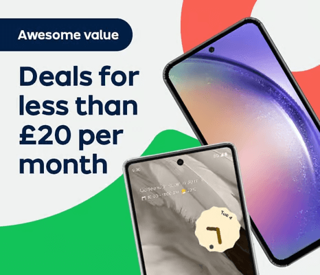 Deals for less than £20 per month