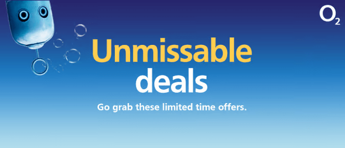 O2 Unmissable Deals